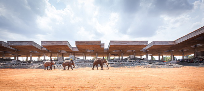 Elephant World Cultural Courtyard