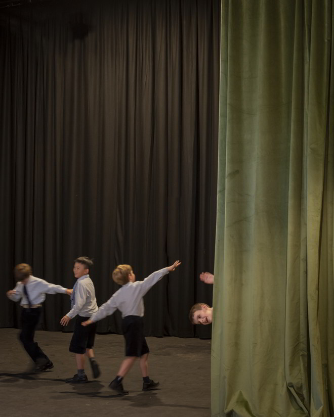 David Brownlow Theatre stage with children