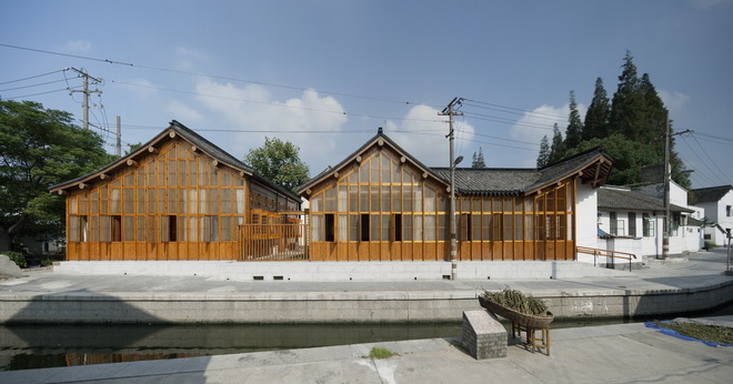 Shengli Street Neighborhood Committee and Senior Citizens’ Daycare Center by Zhu Xiaofeng 