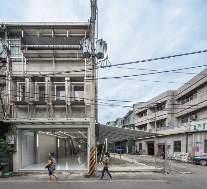 revitalized formerly lift factory in Taiwan and its surrounding