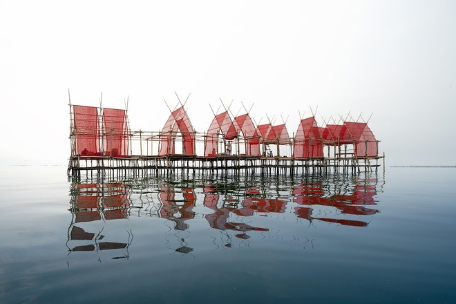 WAF 2023 Shortlist-Projekt: Angsila Oyster Scaffolding Pavilion by Chat Architects 