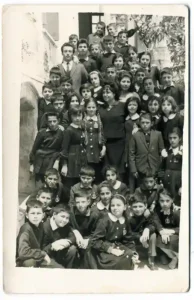 Tas Mektep, die ehemalige Schule auf der Insel Büyük Ada, Klassenfoto von 1965